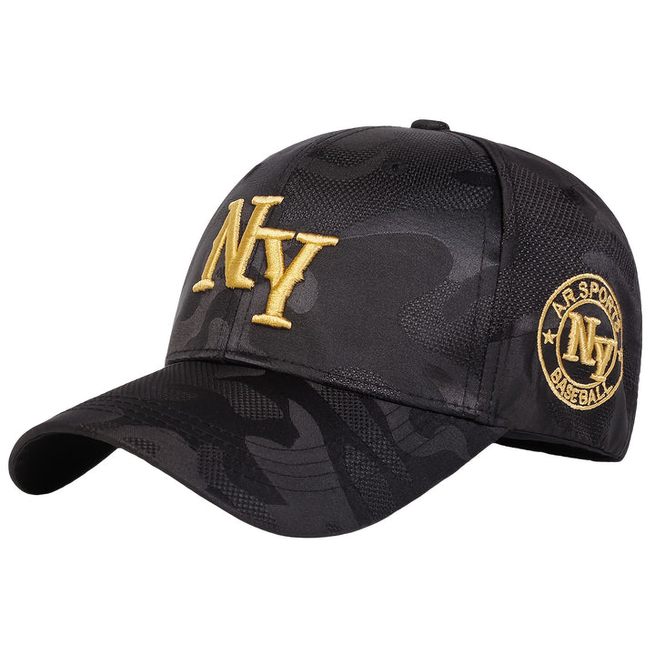 1 Gorra de Béisbol para Hombre con Letras NY - Ajustable Snapback, Ligera y Elástica para Uso Diario, Viajes o Deportes - Temática NYC Camuflaje (/Gris/Verde) - Regalo Ideal para Fans de Nueva York, Sombrero de Béisbol, Ropa Temática de NYC