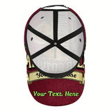 1pc Gorra de Béisbol con Estampado 2D Tropical Sunset - Ligera en Poliéster, Diseño Vibrante Completo, Ideal para Running, Deportes y Streetwear