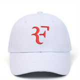 Gorra de Béisbol Unisex Ajustable y Transpirable con Bordado de F para Deportes al Aire Libre