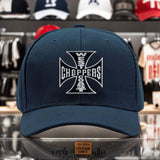 1 gorra fresca con estampado de West Coast Choppers, tejido ligero de poliéster, construcción ligera, gorra de pesca adecuada para todos los géneros, duradera para uso en las cuatro estaciones, ideal para aventuras de moda urbana