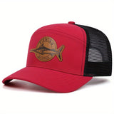 Gorra de basquetbol para hombres y mujeres, con diseño de peces, casual y simple, protectora del sol, ideal para deportes en la calle, regalo, vacaciones