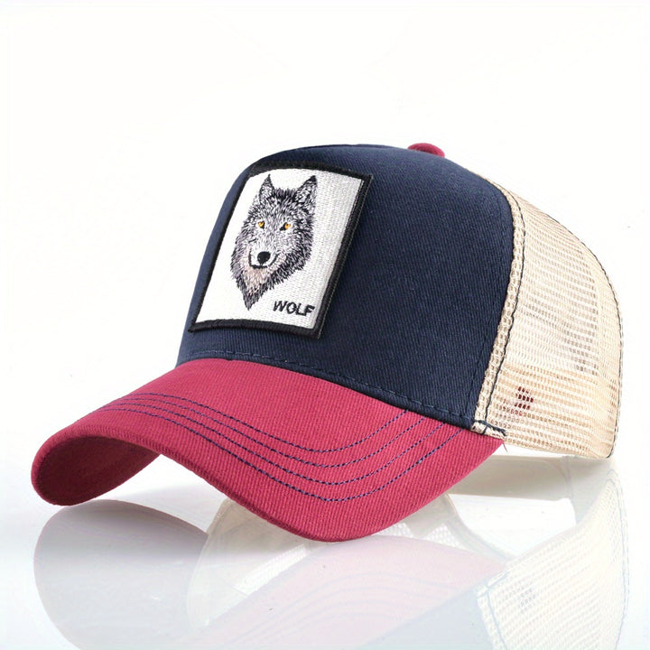Gorra de verano transpirable para hombre Deportes al aire libre casual Bordado Animal Gorra de béisbol para hombres y mujeres Hip Hop