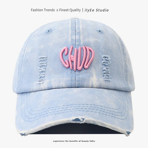 Gorra de Béisbol Bordada CHUD - Azul Claro