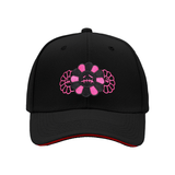 Gorra de Béisbol Clásica con Estampado de Flores, Visera Curva Unisex para Deportes al Aire Libre, Regalo de Navidad, Opción de Regalo para Fiestas de 1 o 2 Piezas