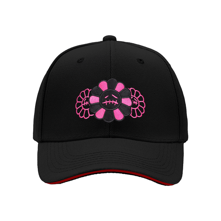 Gorra de Béisbol Clásica con Estampado de Flores, Visera Curva Unisex para Deportes al Aire Libre, Regalo de Navidad, Opción de Regalo para Fiestas de 1 o 2 Piezas