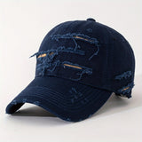 1 gorra de béisbol unisex desgastada con bordado, gorra de papá ajustable con diseño de tela multicapa, estilo lavado rojo, regalo perfecto para parejas y amigos, gorra casual, gorra estilo urbano, gorra con efecto desgastado