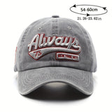 Gorra de Béisbol Retro Lavada para Hombres y Mujeres - Snapback Ajustable con Parches de NYC/LA/Chicago, Gorra Ligera para Todas las Estaciones, Sombrero Casual de Calle para Deportes, Regalo de San Valentín (Unisex)