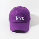 Gorra de béisbol con bordado de letras de  para hombre