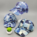 Gorra de Béisbol de Denim con Estampado Digital para Primavera/Verano Adecuada para Hombres y Mujeres, Sombrero Tipo Cubo para Senderismo y Pesca al Aire Libre