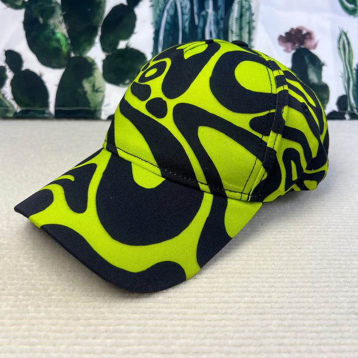 1 gorra de béisbol con estampado de leopardo verde claro - Gorra ajustable con cierre de clic, ligera y elegante gorra para actividades al aire libre - Ideal para uso casual, vacaciones y diversión diaria, gorro de cabeza al aire libre | Gorra con esta...