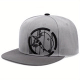 1 Gorra Gótica Ajustable con Cierre de Presión - Sombrero Deportivo Transpirable Unisex para Exteriores en Opciones Rojo/Blanco//Gris/Camuflaje, Diseño de Seis Paneles para Uso Casual y Deportivo