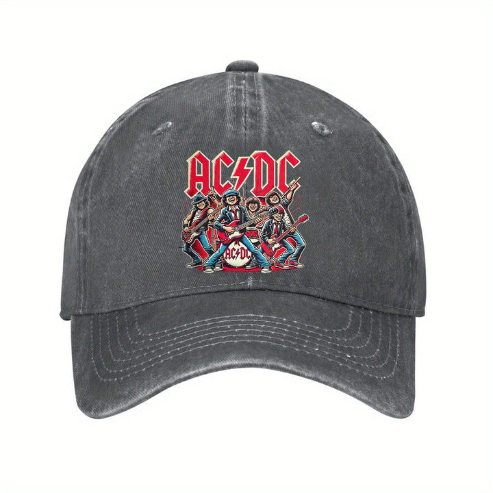 Gorra de Béisbol Gráfica Rock Band - Gorra Ligera Ajustable con Visera Curvada para Hombres y Mujeres, Sombrero Unisex Casual, Estampado Audaz, Ajuste Cómodo, Para Uso Diario