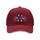 Gorra de Béisbol Clásica con Estampado de Flores, Visera Curva Unisex para Deportes al Aire Libre, Regalo de Navidad, Opción de Regalo para Fiestas de 1 o 2 Piezas