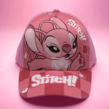 Gorra Trucker Ajustable Disney Stitch - Gorra de Béisbol con Malla Transpirable y Estampado de Dibujos Animados, Lavable a Máquina para Adolescentes, Sombrero Solar para Viajes al Aire Libre y Regalos Navideños (Colores Mixtos), Accesorio Casual, Ajuste S
