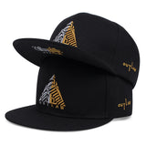 Gorra de beisbol para hombres y mujeres con estampado de triangulo, prenda de moda de estilo hip hop para temporada de primavera y verano