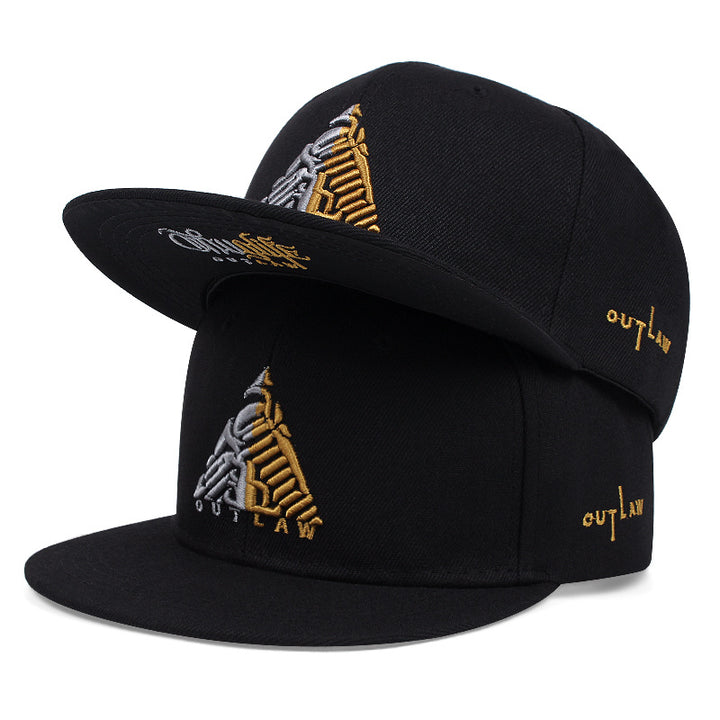 Gorra de beisbol para hombres y mujeres con estampado de triangulo, prenda de moda de estilo hip hop para temporada de primavera y verano