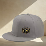 Gorra de pico de pato casual y versátil con estampado sencillo, tendencia de moda primavera-verano, sombrero plano transpirable para uso diario urbano