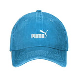1 pieza de gorra de béisbol retro unisex Puma - Gorra ajustable con cierre de clic, diseño ligero y transpirable para ciclismo al aire libre, deportes y senderismo, para todas las estaciones, negro y beige, regalo ideal para padres, familiares, amigos, cu