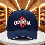 1 Gorra de Béisbol Joe Weider's Olympia - Ligera y Ajustable, para Gimnasio, Deportes, Halloween, Acción de Gracias - Gorro Casual Atlético para Hombres y Mujeres