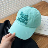 1 gorra de béisbol - gorra ligera, rápida de secar, respirable, con borde estructurado, en tonos verde menta, negro, rosado, azul, béige, para hombres y mujeres, deportes al aire libre, viaje, atire casual - regalo perfecto para día de los padres, día de