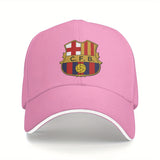 Gorra de Béisbol Barcelona para Hombre - Visera Curva, Protección Solar SPF con Recubrimiento PVC, Ligera y Duradera - Regalo Ideal para Aficionados del Fútbol (), Diseño Deportivo, Actividades al Aire Libre