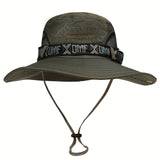 Gorra deportiva para hombre con protección solar, ideal para pesca, con ala ancha para mejor protección UV y diseño de malla transpirable