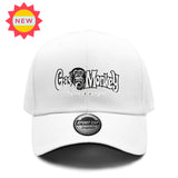 Gorra de Béisbol MAKEFGE Gas Monkey Garage - Gorra Trucker Ajustable con Cierre, Poliéster Transpirable, Estilo Unisex para Parejas, Diseño Punk Rock & Hip Hop con Insignia Metálica y Detalle en Cuero Desgastado, Ligera para Todas las Estaciones, Casual D