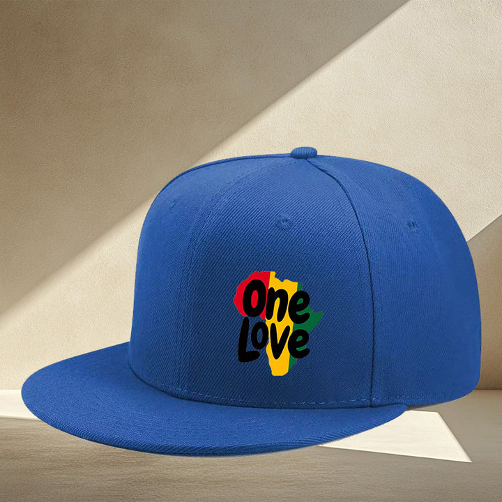 Gorra de béisbol estilo LOVE combinado: moda hip-hop para hombres y mujeres, talla ajustable, estilo urbano sencillo y casual, visera plana, adecuada para todas las estaciones, estilo único