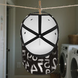 1 pieza de gorra de béisbol con números de pizarra 2D, ligera, de poliéster, con estampado vibrante completo, ideal para correr, deportes y ropa de calle, perfecta para Halloween, Acción de Gracias y Navidad.