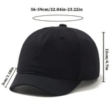 Gorra de Béisbol Ajustable para Hombre con Parche de Letras Hip-Hop - Ajuste Elástico, Estilo Urbano, Poliéster