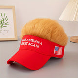 1 Gorra de Camionero de la Campaña de Trump 2024 - Snapback Ajustable, Ajuste Elástico, Rojo Sólido con Texto, Gorra de Béisbol Unisex para Hombres y Mujeres, Estilo Casual