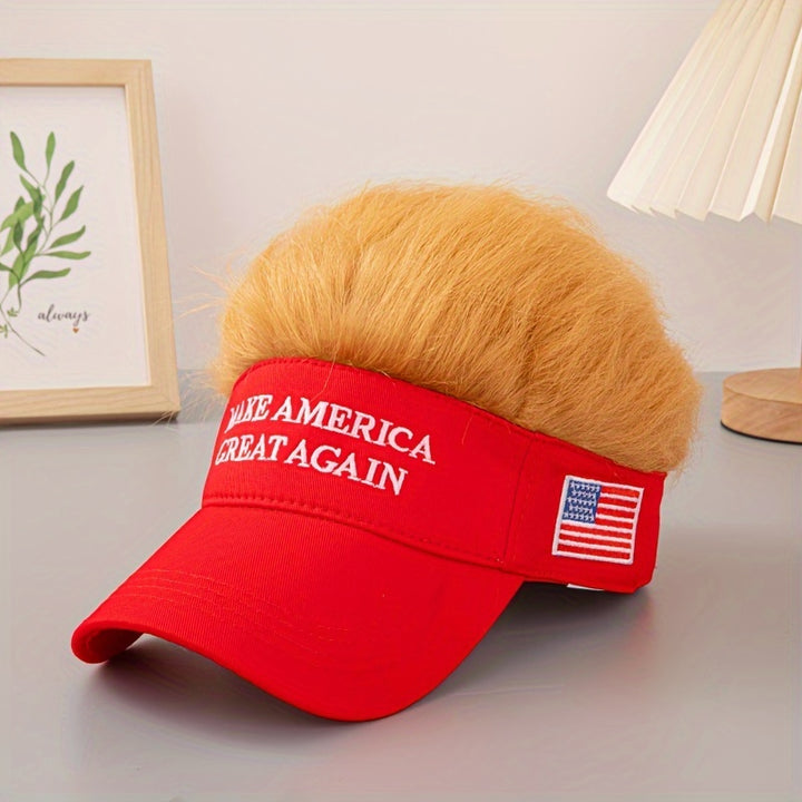 1 Gorra de Camionero de la Campaña de Trump 2024 - Snapback Ajustable, Ajuste Elástico, Rojo Sólido con Texto, Gorra de Béisbol Unisex para Hombres y Mujeres, Estilo Casual