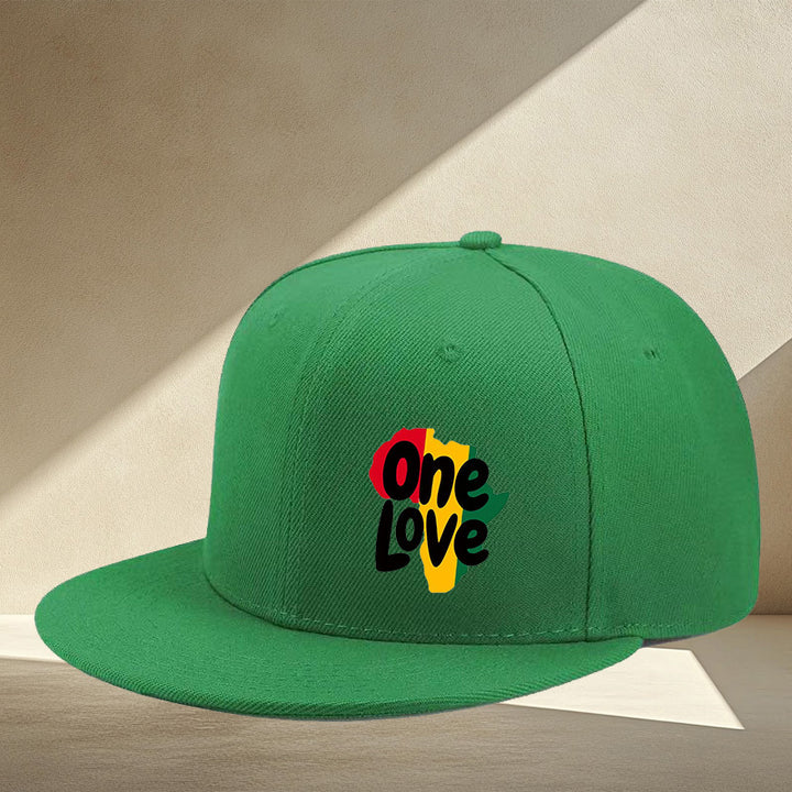 Gorra de béisbol estilo LOVE combinado: moda hip-hop para hombres y mujeres, talla ajustable, estilo urbano sencillo y casual, visera plana, adecuada para todas las estaciones, estilo único