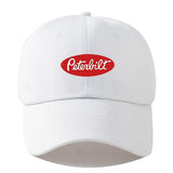 Gorra de Béisbol para Camioneros PETERBILT Hombres MAKEFGE - Ajustable con Cierre de Presión, Malla Transpirable en la Parte Posterior y Protección Solar, Sombrero Casual para Exteriores para Agricultura, Pesca, Conducción (/Beige/Blanco/Azul), Accesorio