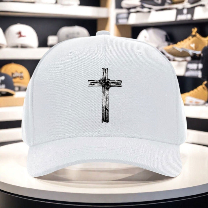 1 gorra fresca con estampado de cruz, tejido ligero de poliéster, ajuste seguro, gorra trucker adecuada para todos los géneros, ajustable, ideal para aventuras al aire libre durante todo el año