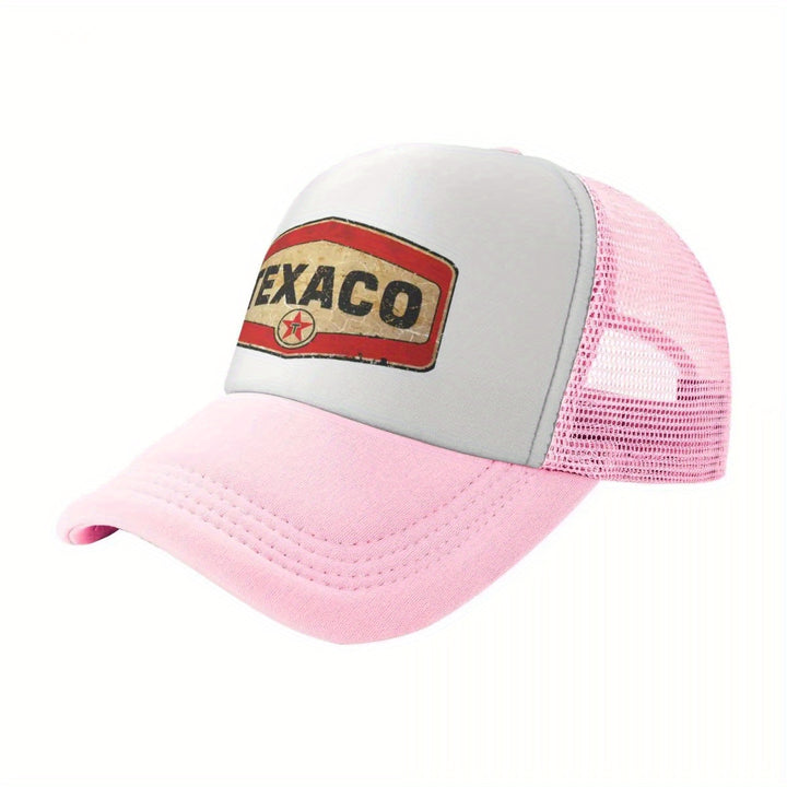 Camiseta clásica de Petrole et gaz Texaco, Gorra de lujo con cierre de botón de béisbol para mujeres y hombres