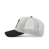 Gorra de Camionero Ajustable con Emblema Familiar Garcia para Hombres y Mujeres - Parte Trasera Transpirable, Gorra Ligera Con Diseño de 6 Paneles Blanco/Rosa//Gris/Beige, Talla Única (54.86-59.94cm) Unisex Casual Deportes al aire libre & Atuendo casual I