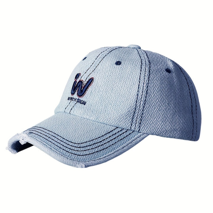 Gorra de Béisbol Unisex Estilo Coreano con Bordado Simple y Visera Suave para Primavera/Verano