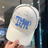 Gorra de Béisbol Ajustable para Hombre y Mujer con Letras Blancas en Relieve y Diseño Rojo/ - Gorra Unisex Ligera y Transpirable, Estilo Casual y Moderno (Lavado a Mano)