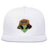 Gorra de Béisbol SWAGHOUSE con Estampado Alien, Sombrero Unisex al Estilo Hip-Hop Urbano y Visera Curva, Versátil para Todas las Temporadas, Accesorio de Streetwear,Sombreros Casuales,Diseño a la Moda,Sombrero de Moda,Tela Ligera,Material Transpirable,Gor