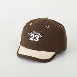 1 gorra de pato para niños, sombrero primavera/otoño con bordado en letras y visera dura estilo béisbol, 6-24 meses