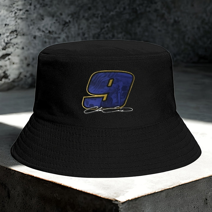 Gorra de Sol Número 9 con Logo - Sombrero Tip Bucket Transpirable para Exteriores, Ala Ancha y Visera Curva Idealpara CampingPescaDeportes- Ligertelavable a MáquinaAjuste Cómodopara HombresyMujeres- Perfectapar SenderismoPlayaUso CasualProtección Solar Es