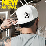 Gorra de Béisbol Ligera para Hombre con Estampado Geométrico Floral - Azul Marino, Ajustable y Lavable a Mano, Diseño Casual, Tela Transpirable, Estilo Skater, Ideal para Skateboarding, Hip-Hop y Eventos Festivos, Moda Urbana