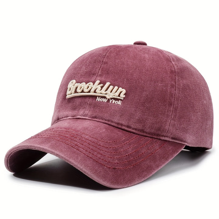 Nueva gorra de béisbol retro para hombre y mujer, perfecta para deportes de primavera y otoño y uso casual, con un estilo urbano único con un diseño coreano lavado y protección solar, sin batería