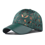 Gorra Transpirable | Gorra de Béisbol Ajustable a Cuadros con Patrón de Encaje en la Parte Trasera - Ligera, Poliéster Transpirable, Cierre Snapback para Uso Casual - Disponible en Verde Azulado, Negro y Rojo, Accesorio para la Cabeza Casual | Gorra de Bé