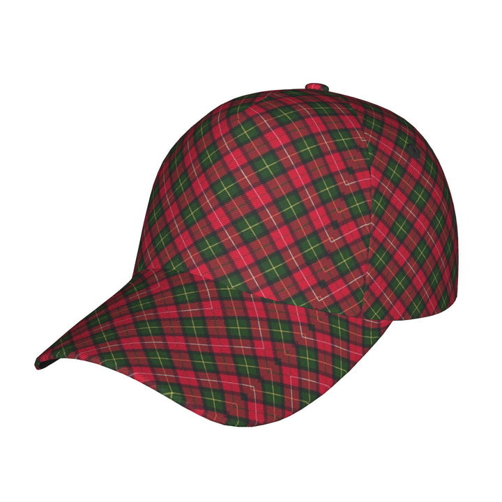 1pc Gorra de Béisbol Ajustable para Hombres y Mujeres con Estampado Tartán Rojo - Sombrero Trucker Escocés a Cuadros Verde/Amarillo/Gris, Ligera Para Todas las Épocas del , Pesca o Senderismo, Cierre Con Botón (Sin Red), Sombreros, Sombreros para Mujeres,