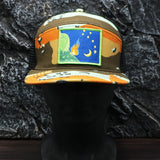 Gorra de Béisbol Unisex con Bordado para Camping al Aire Libre, Gorra Retro Estilo Skateboarding Hip Hop Americana – Regalo Elegante y Ajustable para Aficionados del Exterior