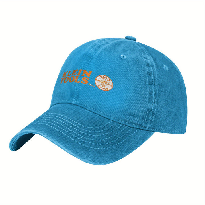 1pc Gorra de Béisbol Kleintools - Clásica Lavada y Desgastada, Snapback Ajustable Ligera para Hombre/Mujer, Sombrero Unisex Casual Hip Hop Regalo para Novio/Novia, Accesorio Unisex
