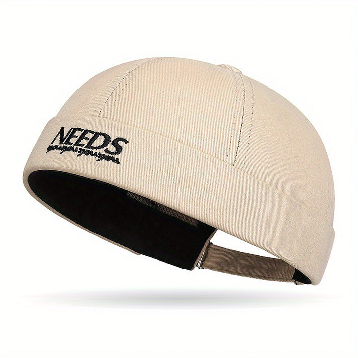 Gorra Snapback Bordada NEEDS para Hombres y Mujeres - Sombrero de Calle Ajustable con Citas Motivacionales, Tela Transpirable, Beanie Unisex Hip-Hop Casual ()