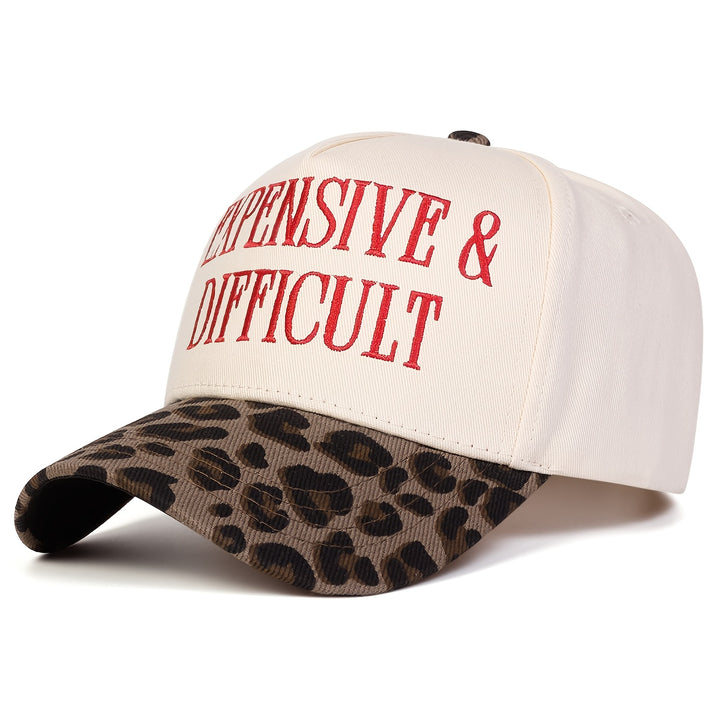 Gorra de béisbol bordada personalizada para mujer, con un diseño de camionero caro y desafiante, ideal para gorras deportivas de exterior, perfecta para la moda casual urbana durante viajes de primavera y otoño, incluyendo vacaciones en la costa y 10 apro